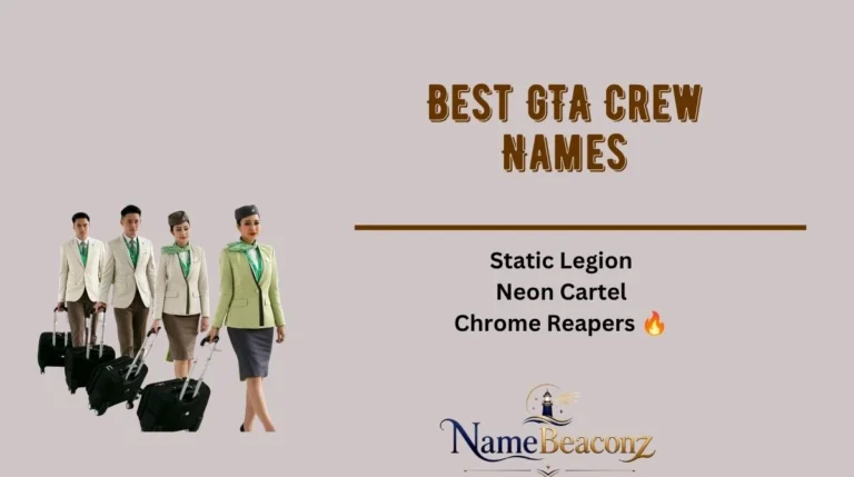Best GTA Crew Names