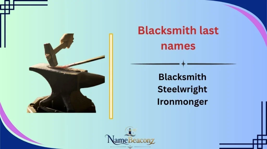 Blacksmith last names