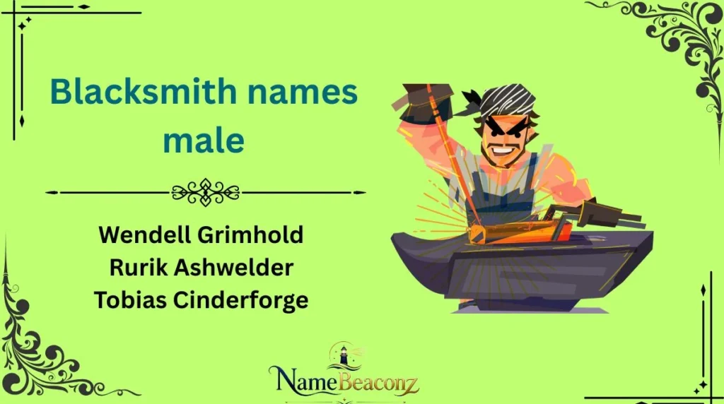 Blacksmith names male