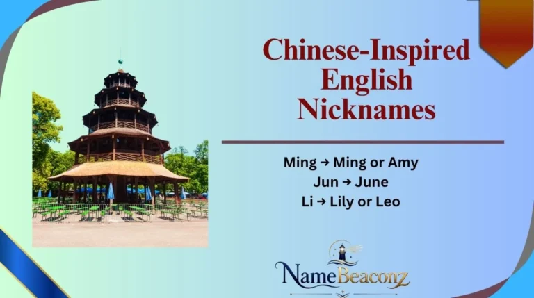 Chinese-Inspired English Nicknames