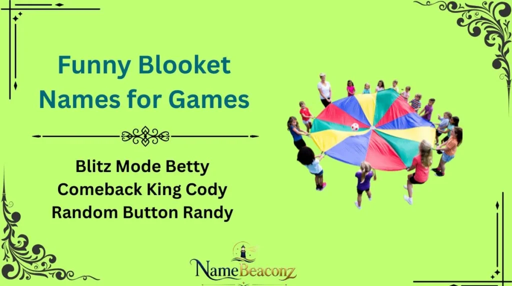 Funny Blooket Names for Games
