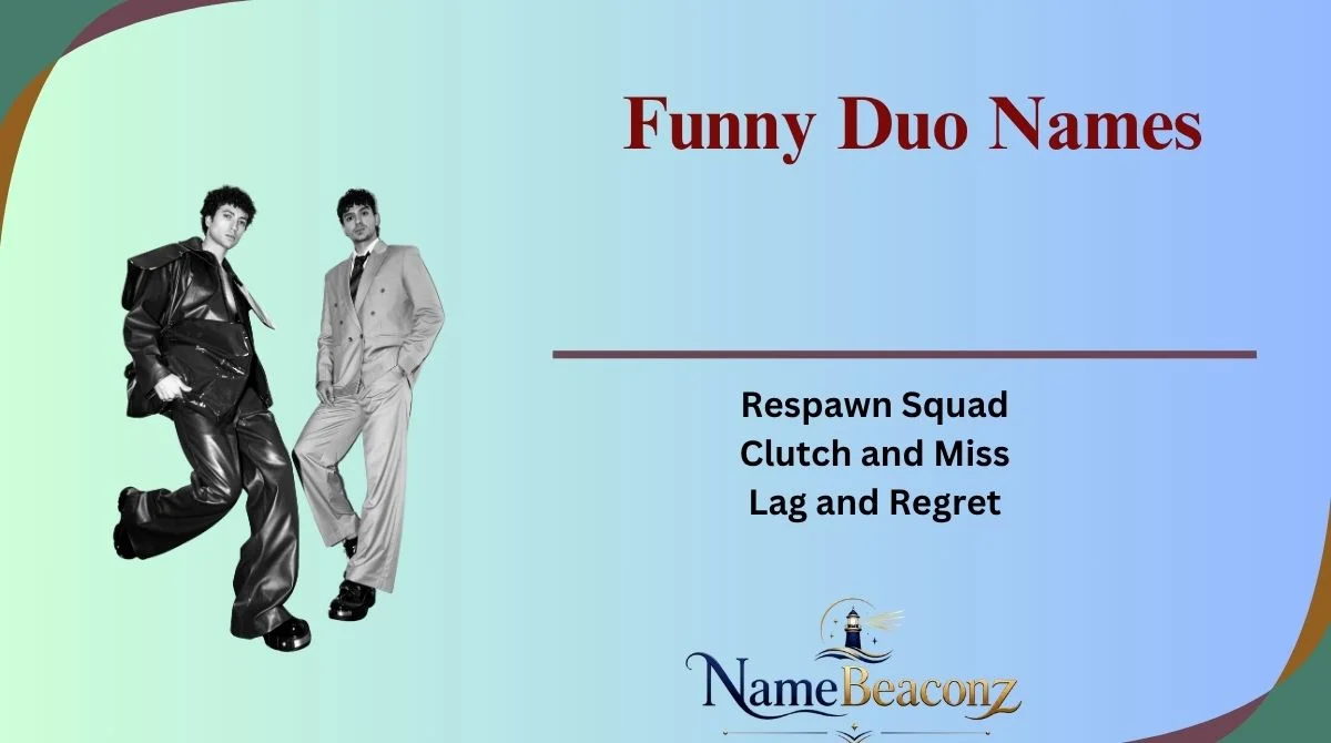 Funny Duo Names