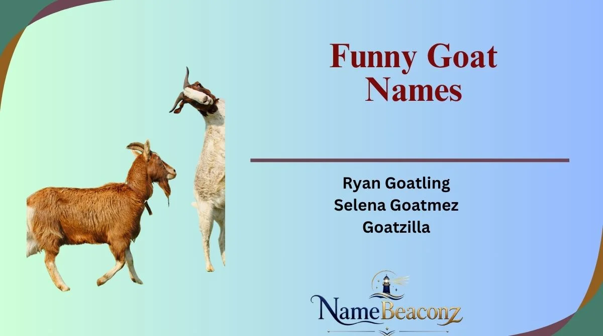 Funny Goat Names