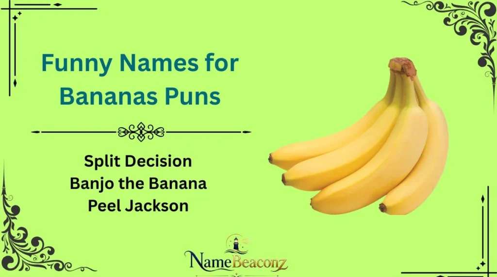 Funny Names for Bananas Puns