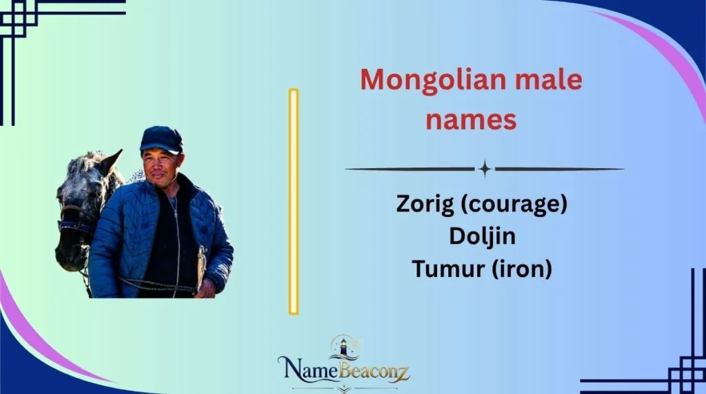Mongolian male names