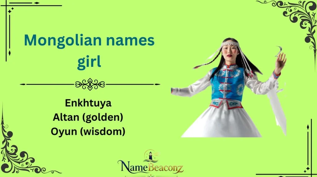 Mongolian names girl