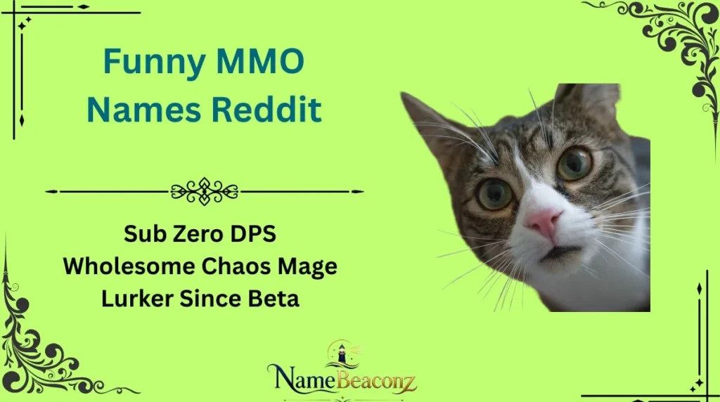 Funny MMO Names Reddit