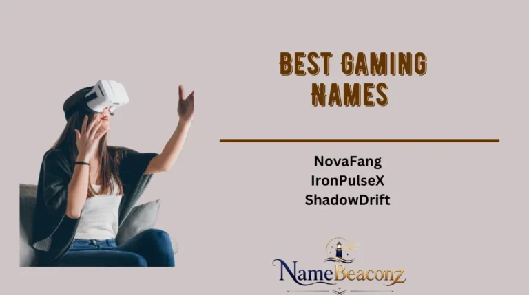 Best Gaming Names