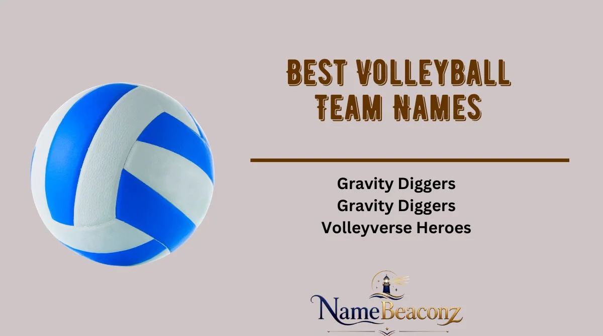 Best Volleyball Team Names