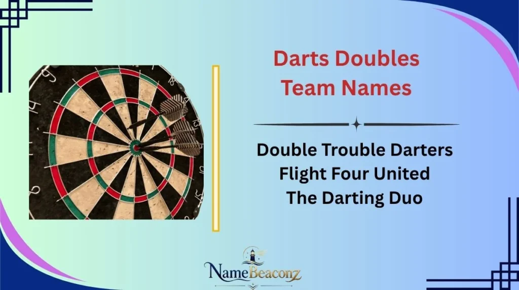 Darts Doubles Team Names