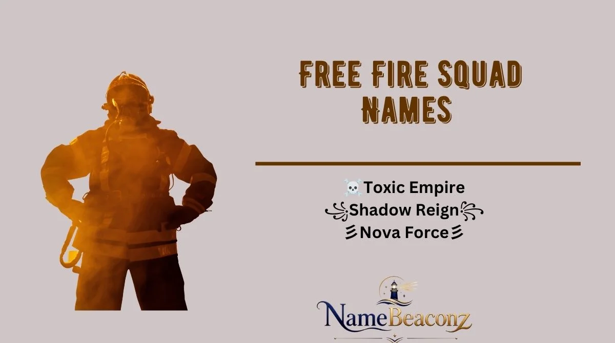 Free Fire Squad Names