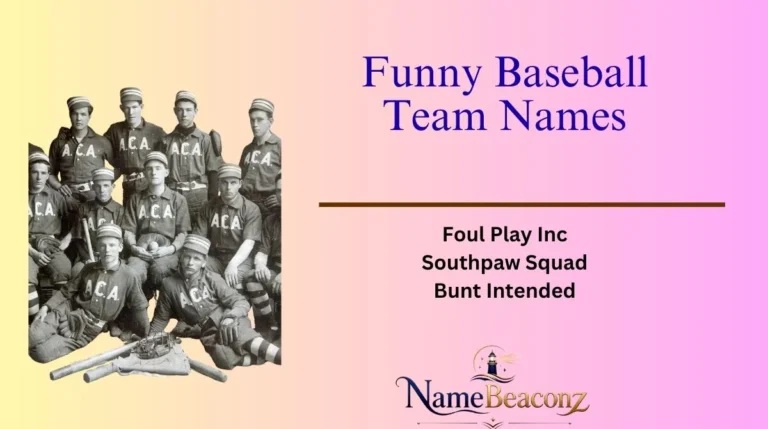 Funny Baseball Team Names