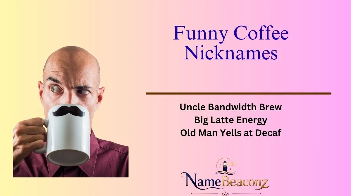 Funny Coffee Nicknames