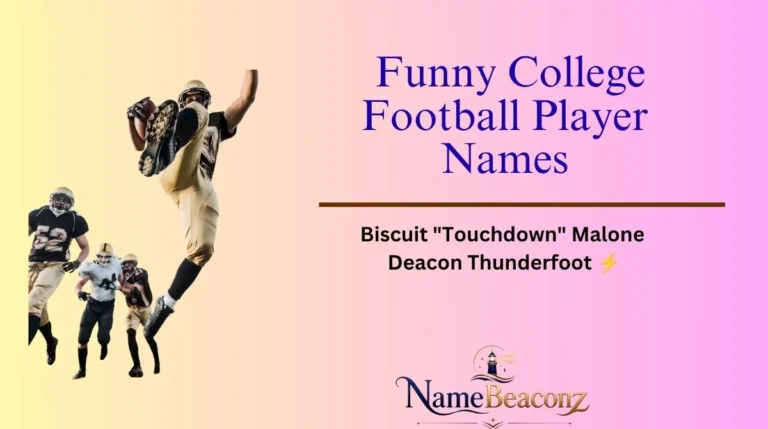 Funny College Football Player Names
