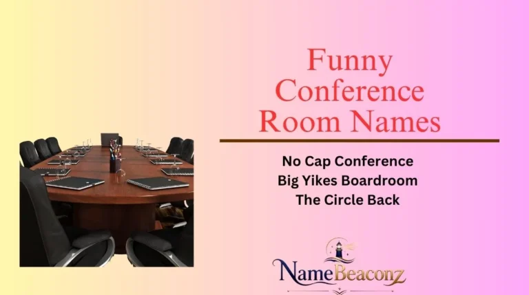 Funny Conference Room Names