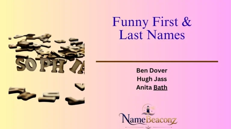 Funny First & Last Names