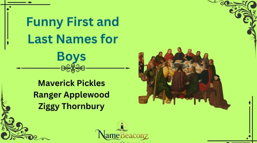 Funny First and Last Names for Boys 