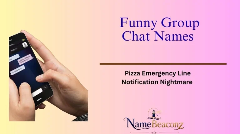 Funny Group Chat Names