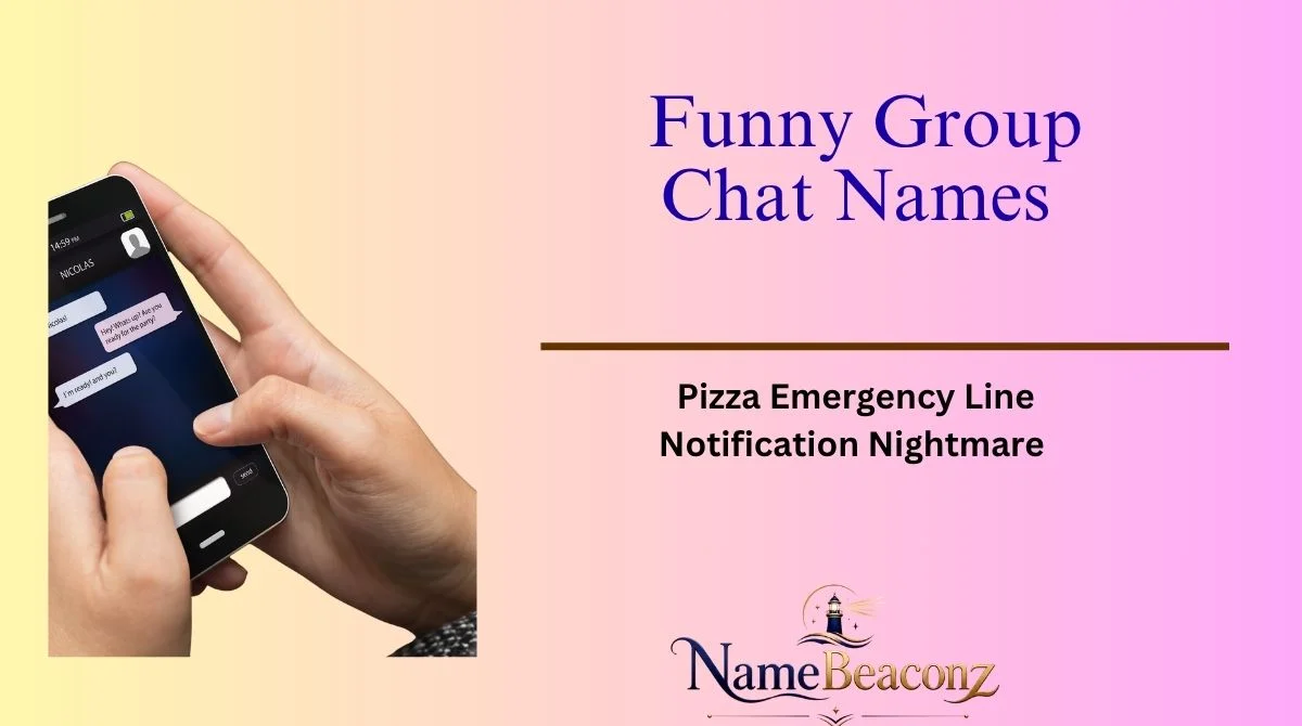 Funny Group Chat Names