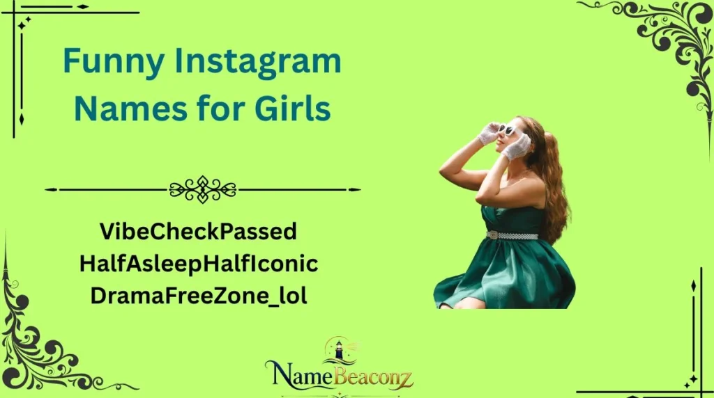 Funny Instagram Names for Girls