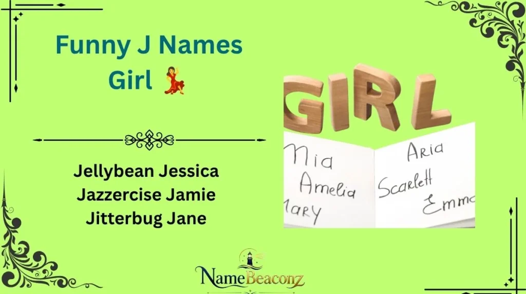 Funny J Names Girl 💃