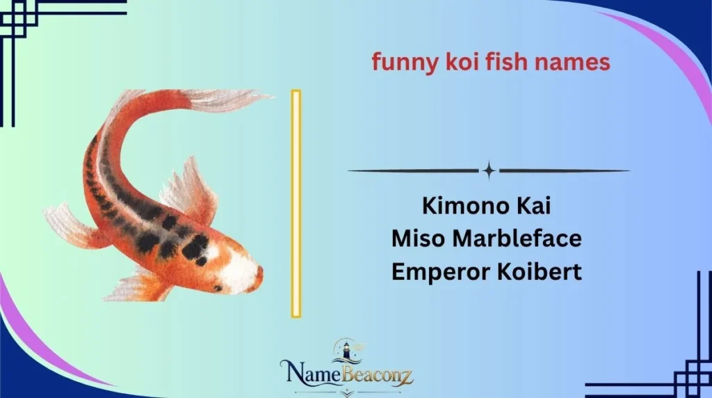 funny koi fish names