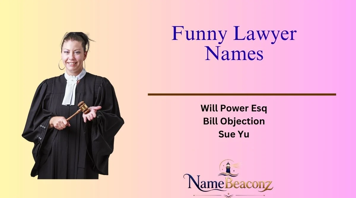 Funny Lawyer Names
