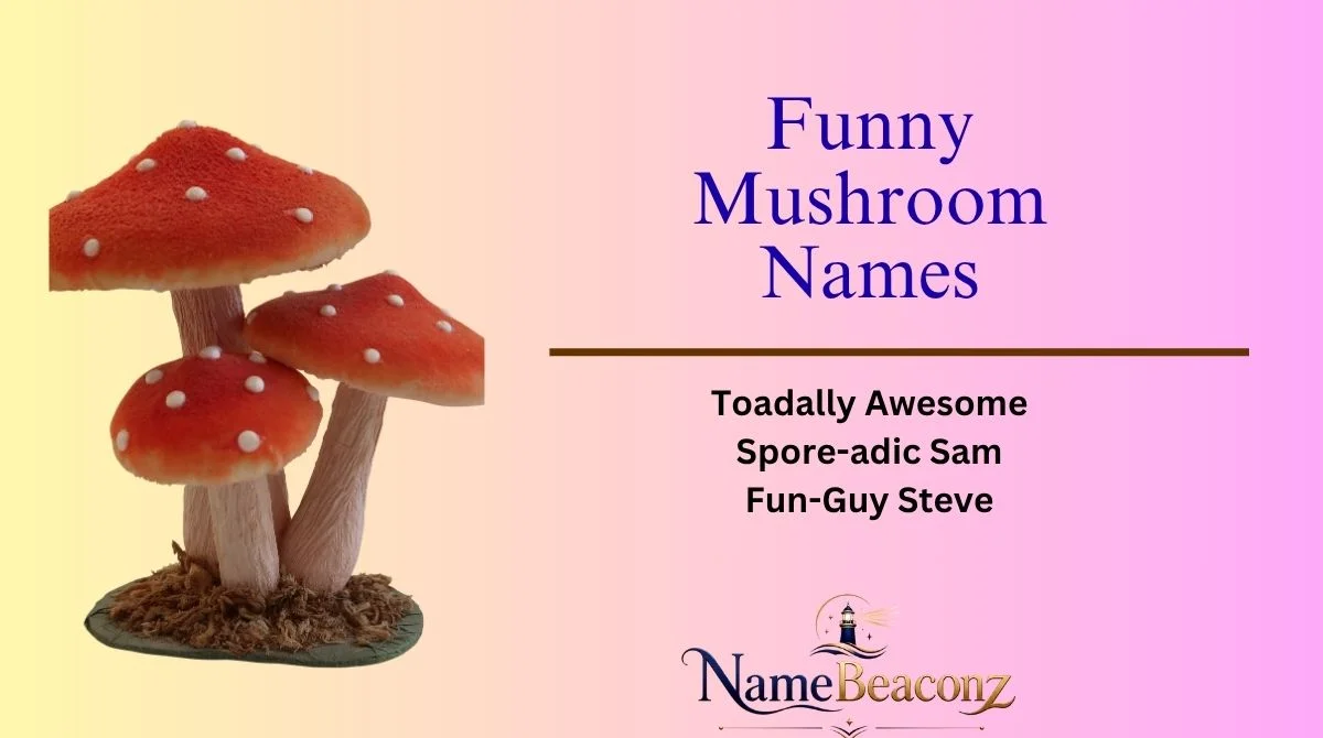 Funny Mushroom Names