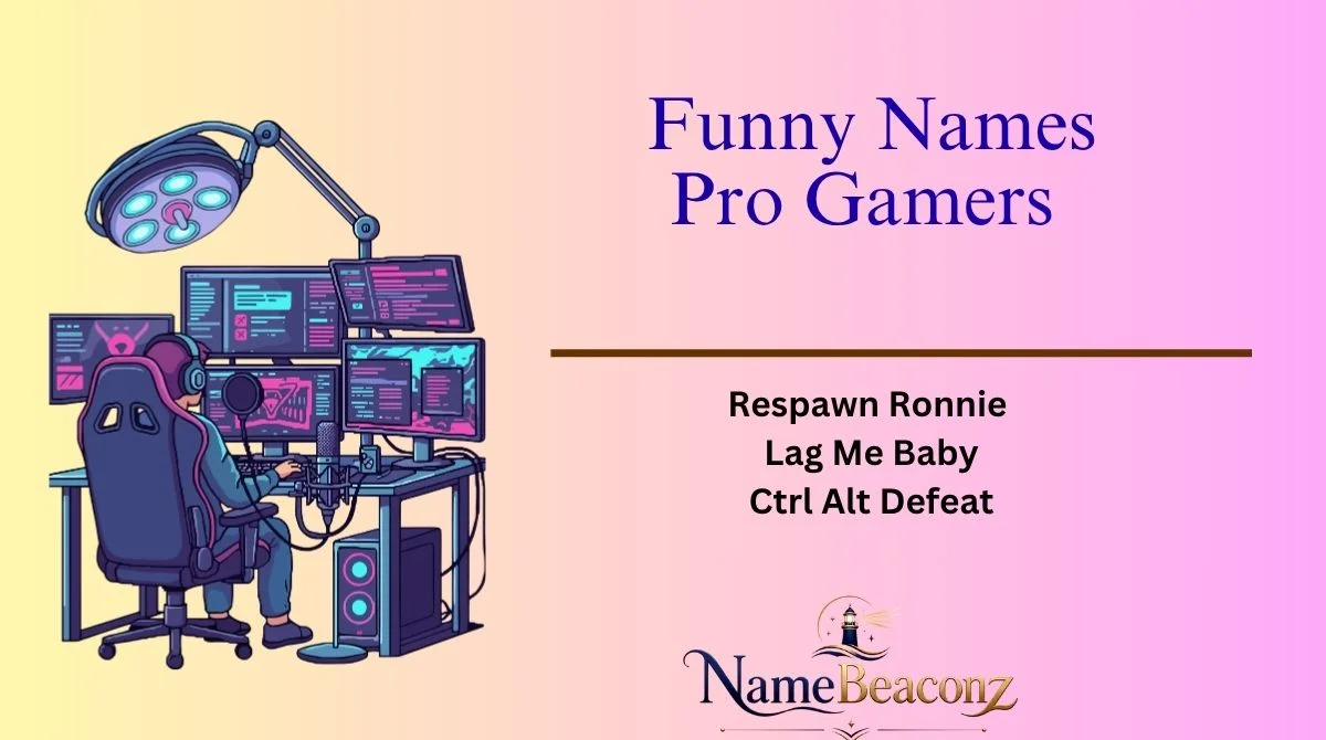 Funny Names Pro Gamers