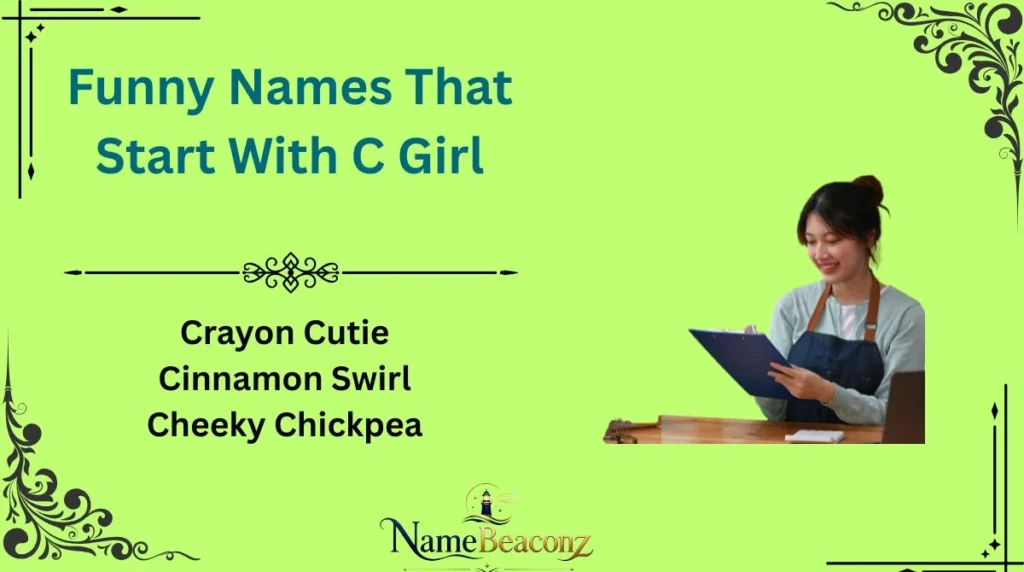 Funny Names That Start With C Girl