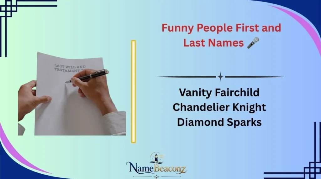 Funny People First and Last Names ๐ค