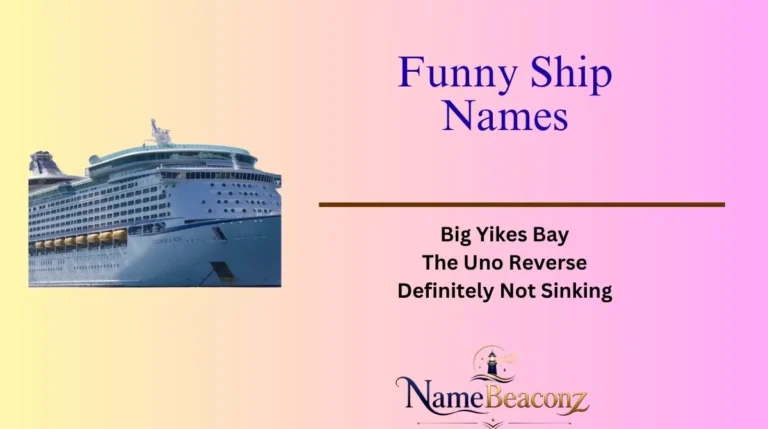 Funny Ship Names