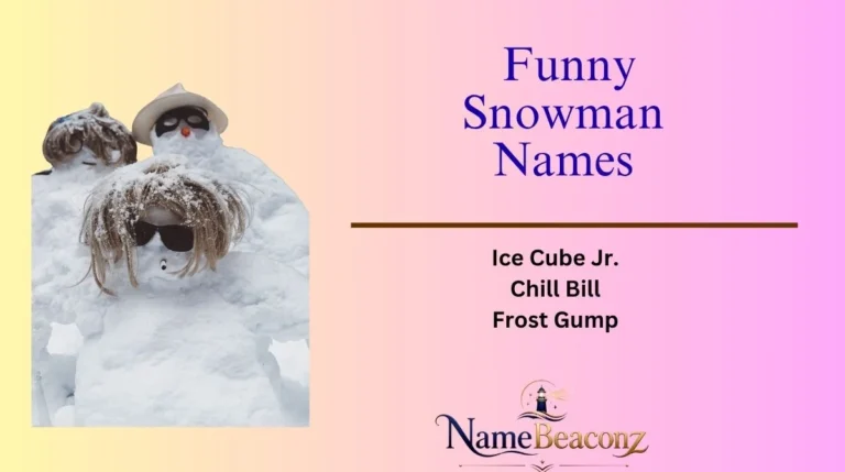 Funny Snowman Names