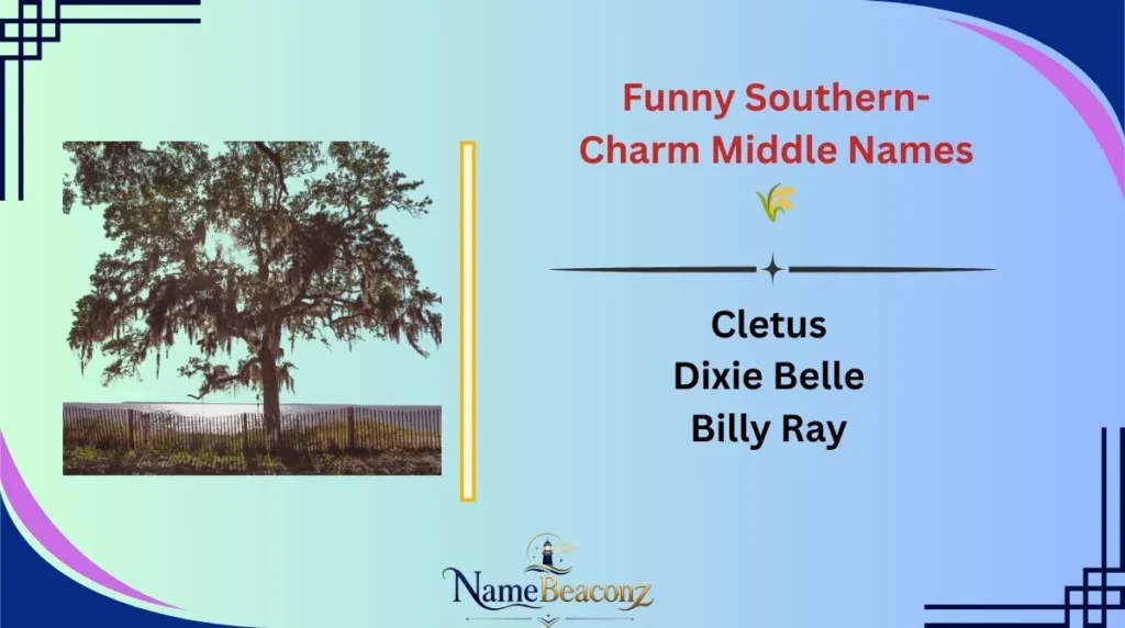 Funny Southern-Charm Middle Names 🌾