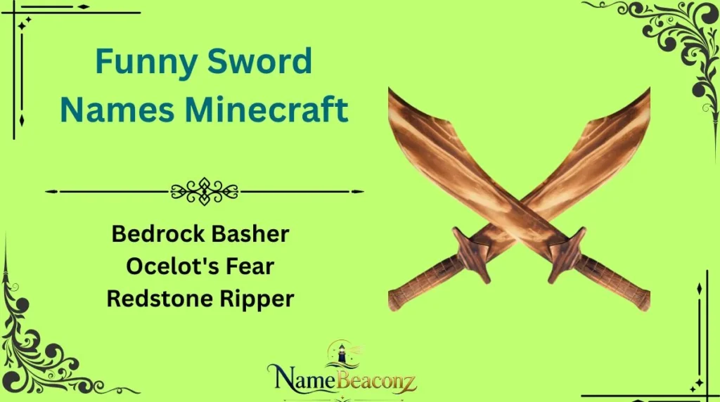 Funny Sword Names Minecraft