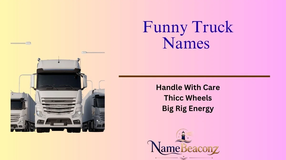Funny Truck Names
