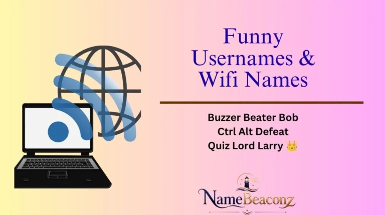 Funny Usernames & Wifi Names