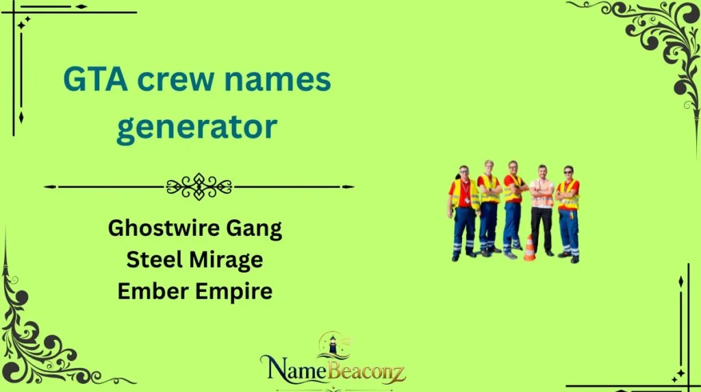 GTA crew names generator