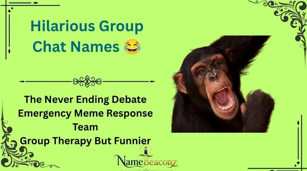 Hilarious Group Chat Names 😂