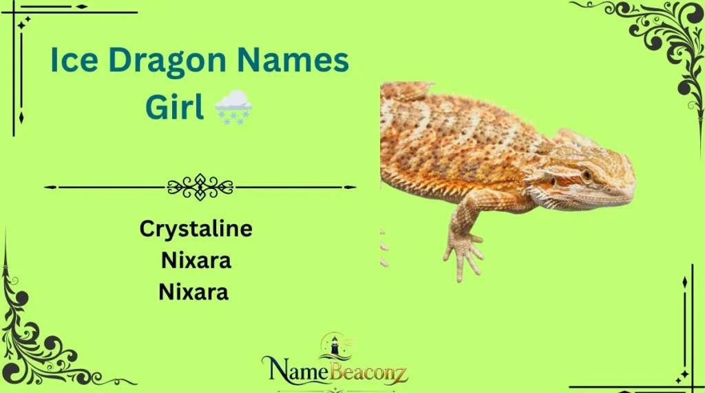 Ice Dragon Names Girl 🌨️
