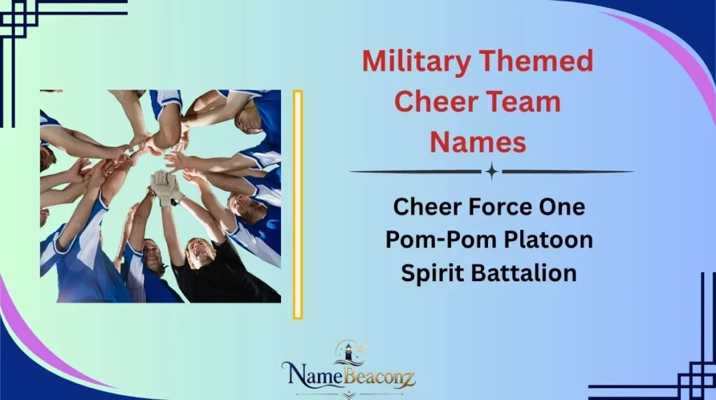 Military Themed Cheer Team Names