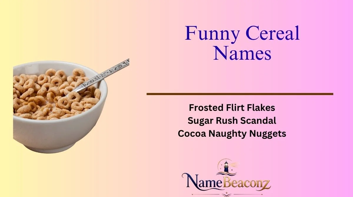 Funny Cereal Names