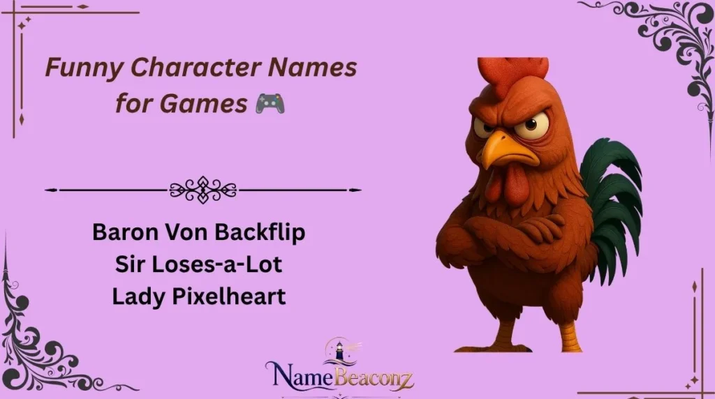 Funny Character Names for Games 🎮