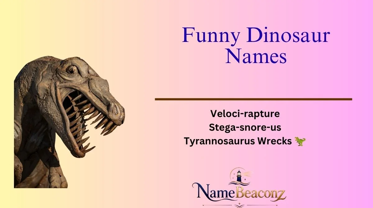 Funny Dinosaur Names