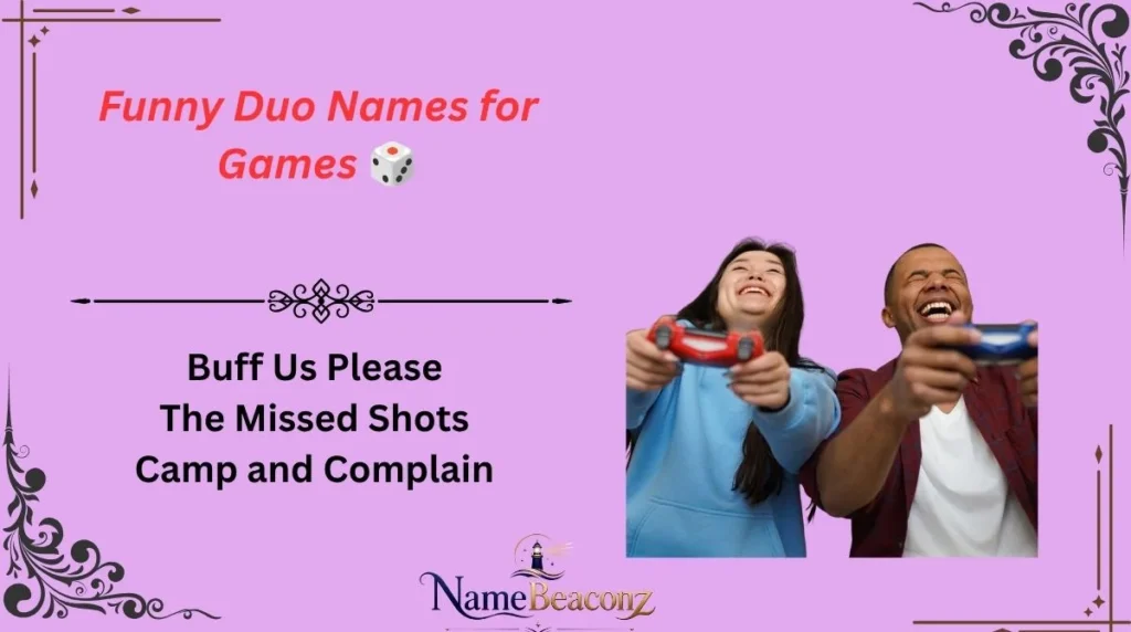 Funny Duo Names for Games 🎲