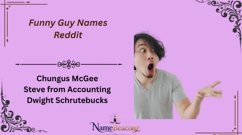 Funny Guy Names Reddit