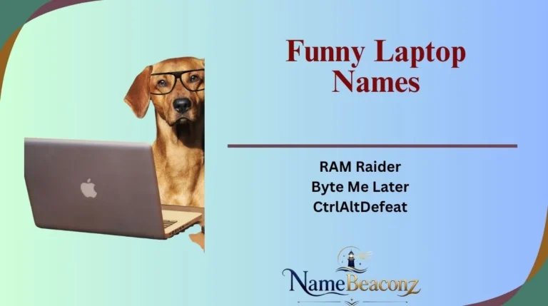 Funny Laptop Names