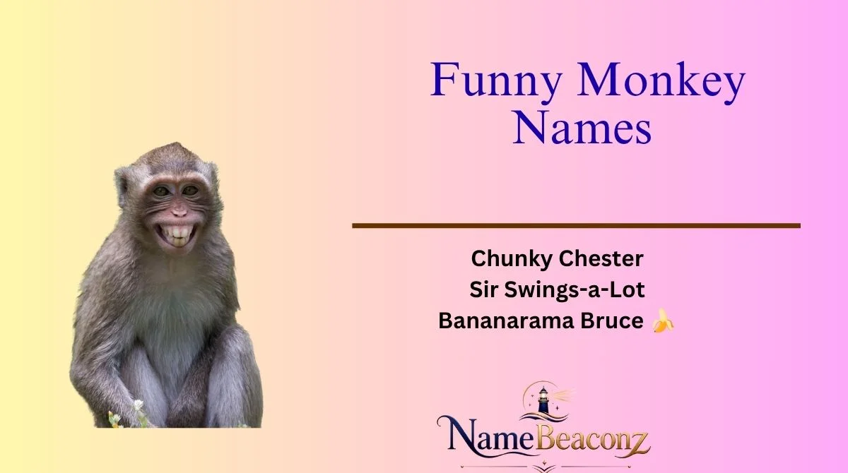 Funny Monkey Names