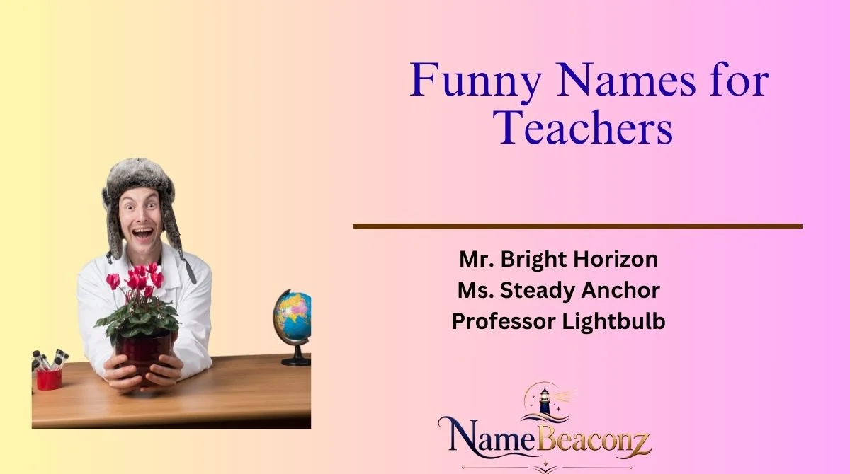 Funny Names for Teachers