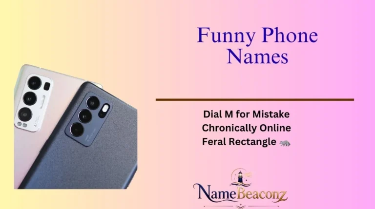 Funny Phone Names